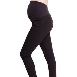 Maternity Skinny Jeans With Crossover Panel
